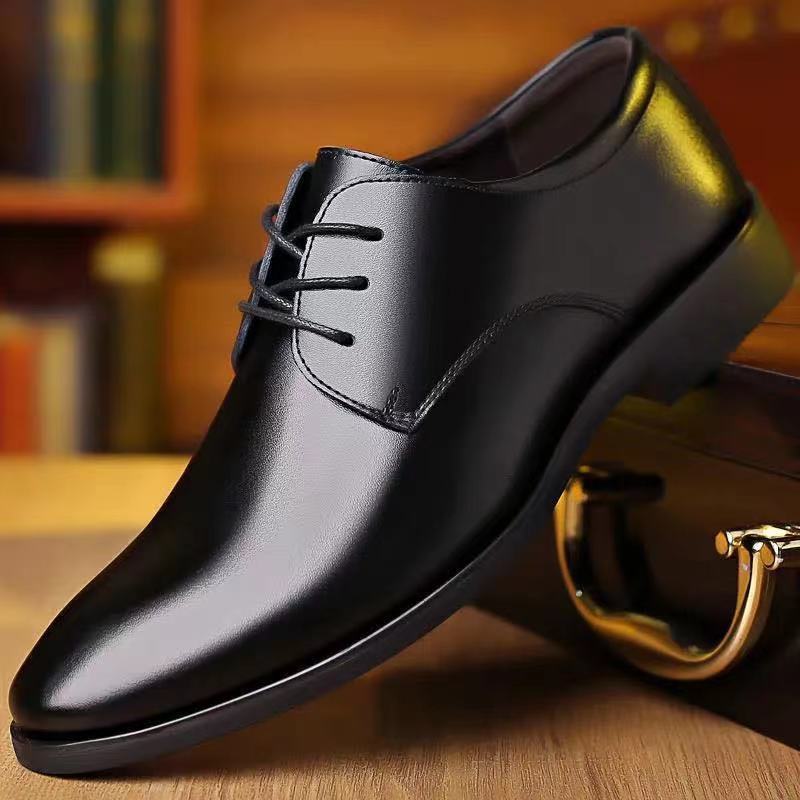 Men's Casual Business Formal Wear Leather Shoes Image