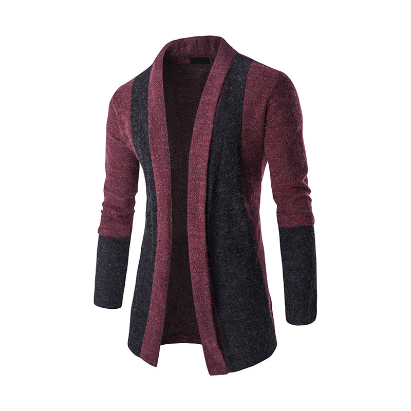 Cardigan Sweater Mens Casual Coat Knitwear Coat Men Clothing Image