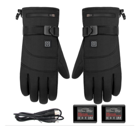 Winter Electric Heated Gloves Motorcycle Touch Screen Gloves Image