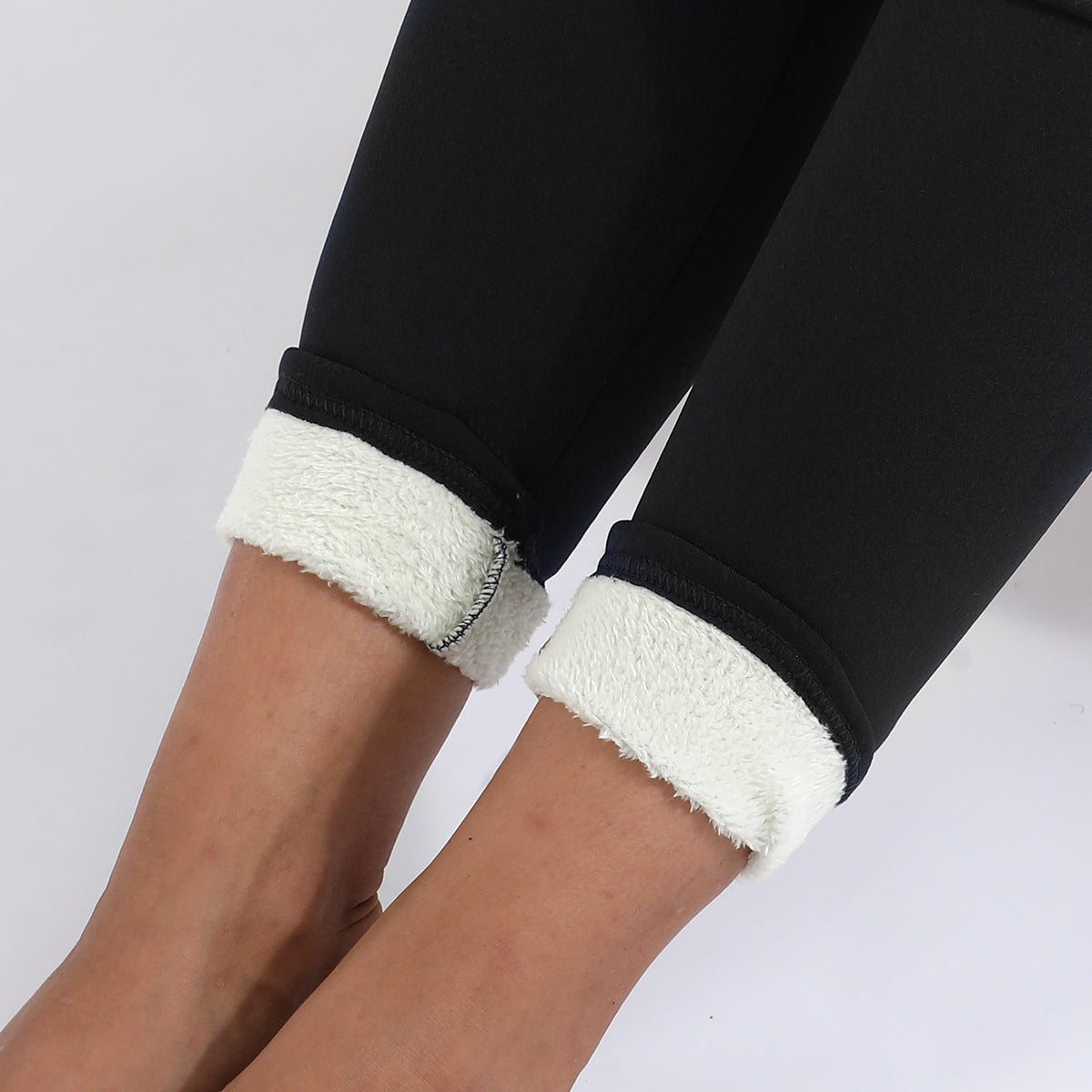 Winter Leggings Warm Thick High Stretch Lamb Cashmere Leggins Skinny Fitness Woman Pants Image