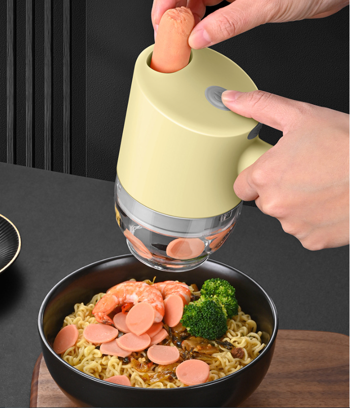 Chopper Kitchen Household Multi-functional Electric Vegetable Cutter Lazy Chopping Artifact Handheld Chopper Kitchen Gadgets Image