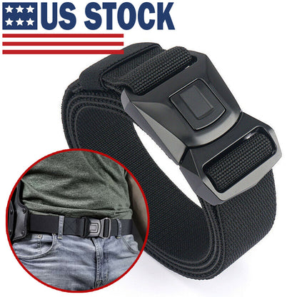 Quick Button Release Buckle Military Belt Strap Tactical Waistband Belts For MEN