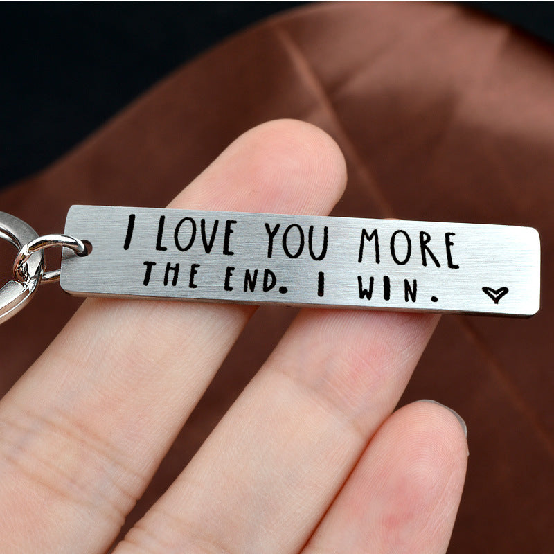 Stainless Steel Keychain Valentine's Day Gift Image