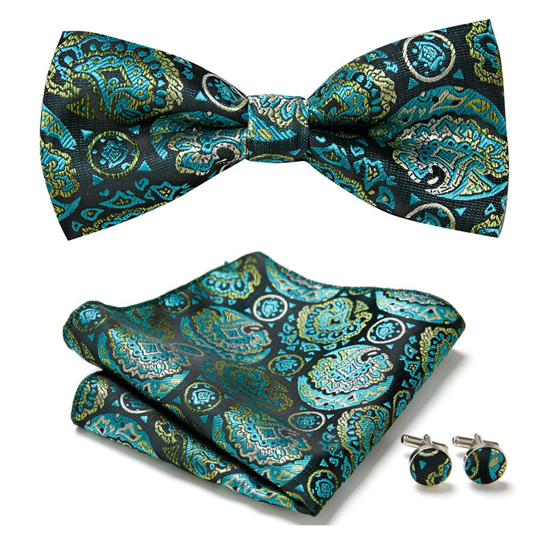 Three Piece Set Of Stylish Bow Ties Image