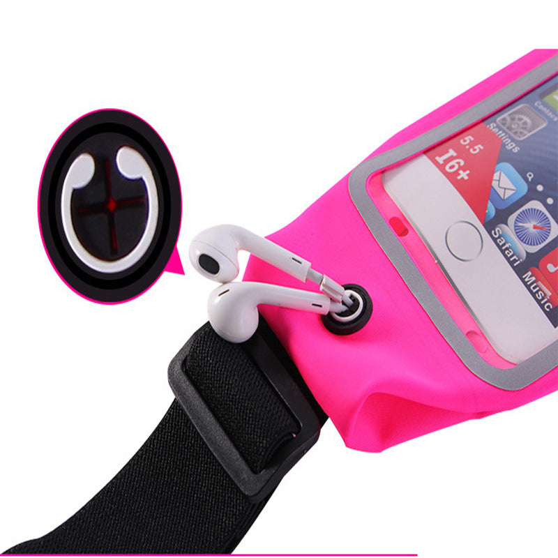 Touch Screen Clear Phone Waist Bag For Running Sports Fanny Pack Image