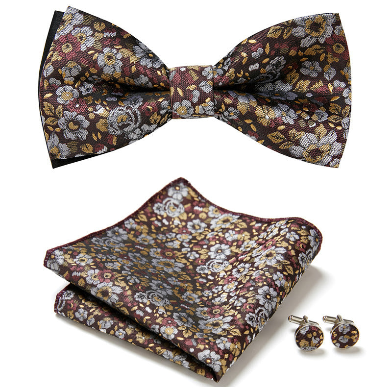 Three Piece Set Of Stylish Bow Ties Image