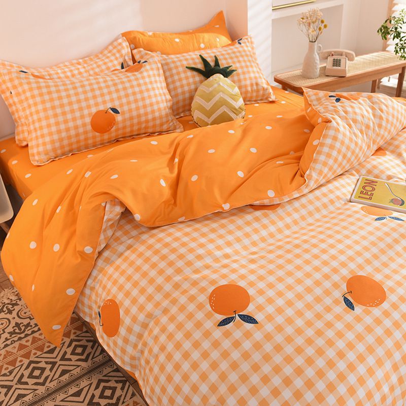 Pillowcase Bed Cover Set Sets Bedding Bedsheet Quilt Duvet Image