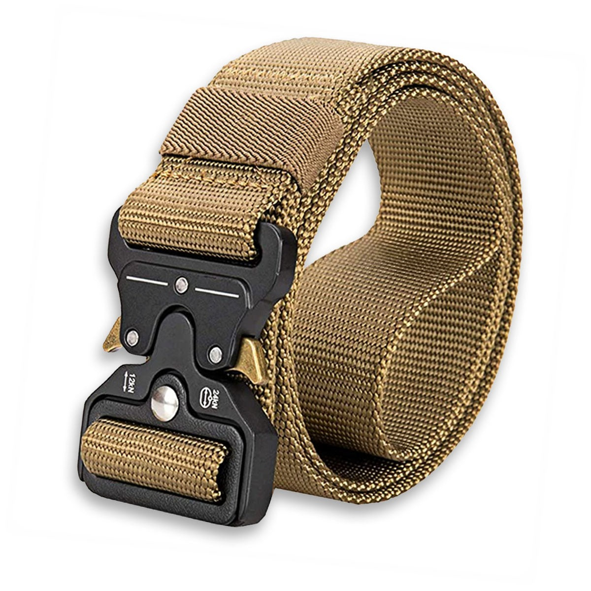 PREMIUM Men Casual Military Belt Tactical Waistband Rescue Rigger Nylon Belt USA Image