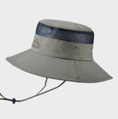 Solid Color Big Brim Sun Hat Outdoor Mountaineering Protection Image