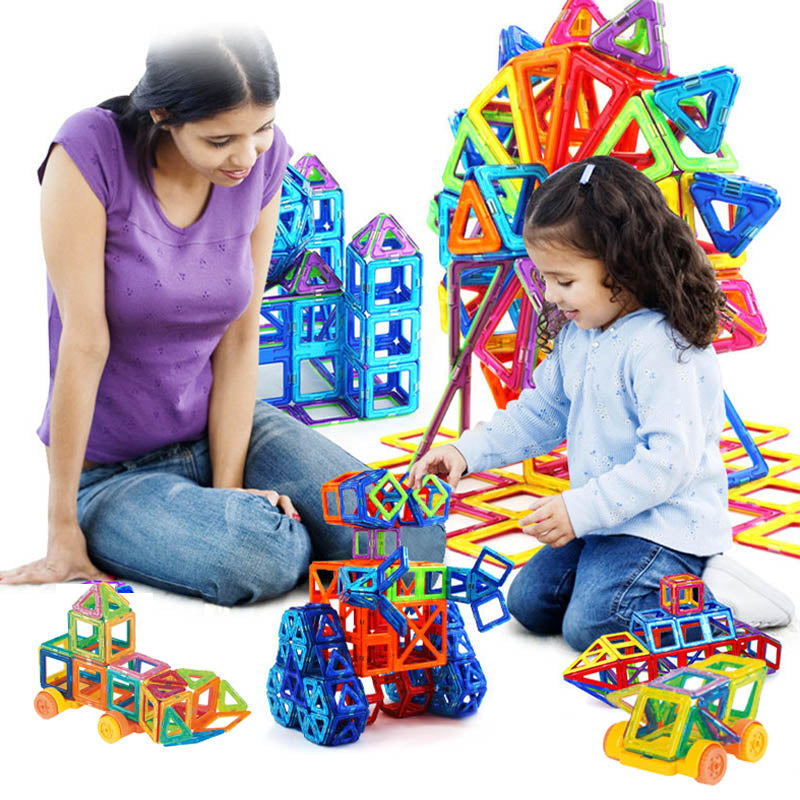 Magnetic Building Blocks DIY Magnets Toys For Kids Designer Construction Set Gifts For Children Toys Image