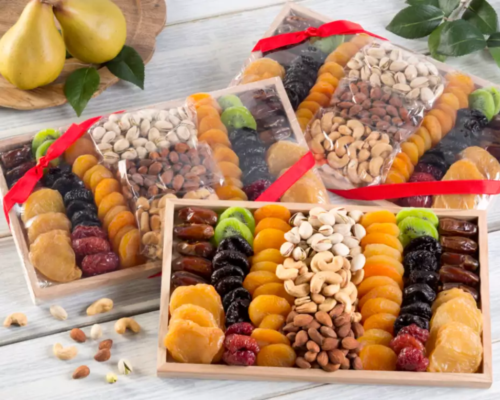 Gourmet Dried Fruit & Nut Collection - 3 Pack