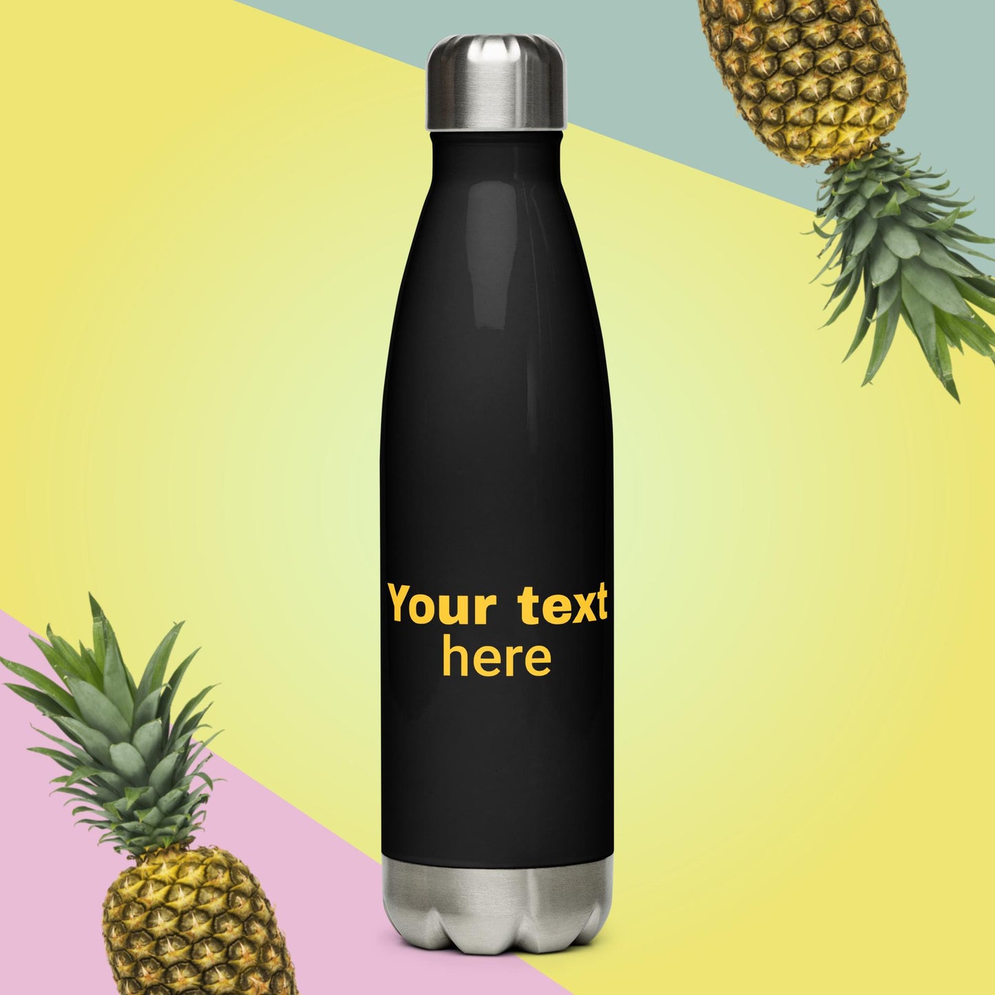 Stainless steel water bottle